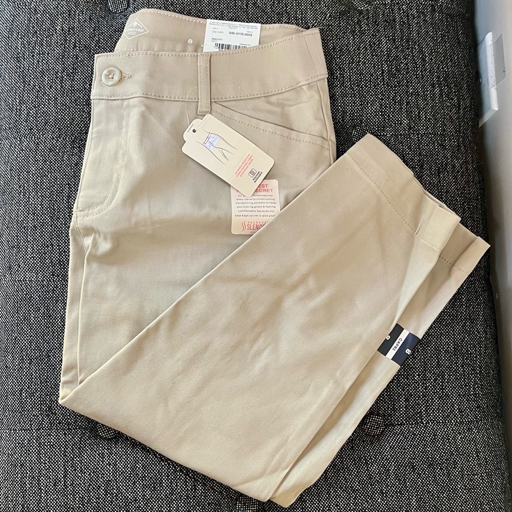 Women’s St Johns Bay Tan capris